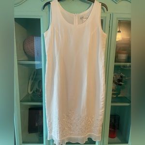 Dressbarn White Dress Size 8